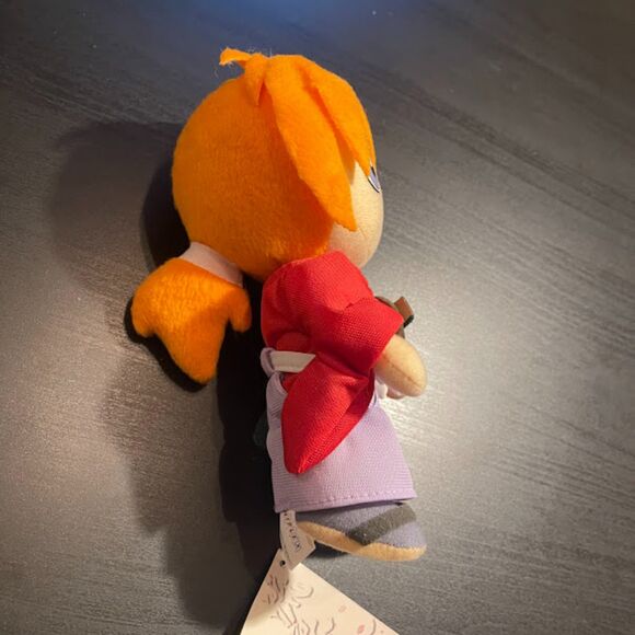 Ruronni Kenshin 8" Aniplex Plush Red Anime EUC Doll Toy Watsuki Shueisha Fuji TV - Picture 5 of 5